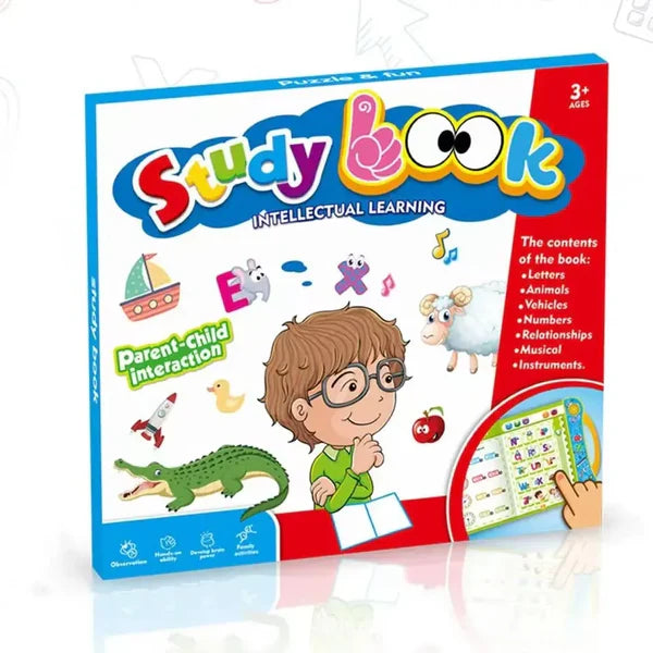 Kid's Interactive Learning Playbook - Alphabets, Numbers, Stories