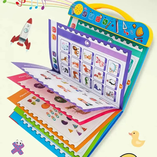 Kid's Interactive Learning Playbook - Alphabets, Numbers, Stories