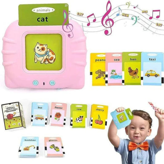 Educational Learning Talking Flash Cards - 112 double-sided cards